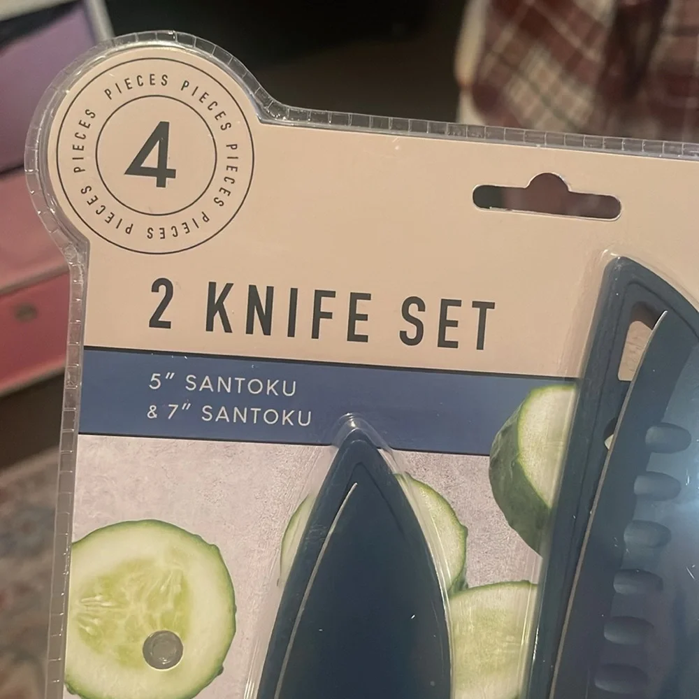 Blue 2-Piece Knife Set
